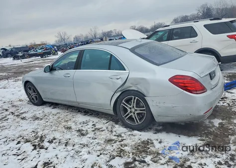 2016 Mercedes-Benz S 550 4Matic из США, поврежденный, VIN WDDUG8FB6GA229412